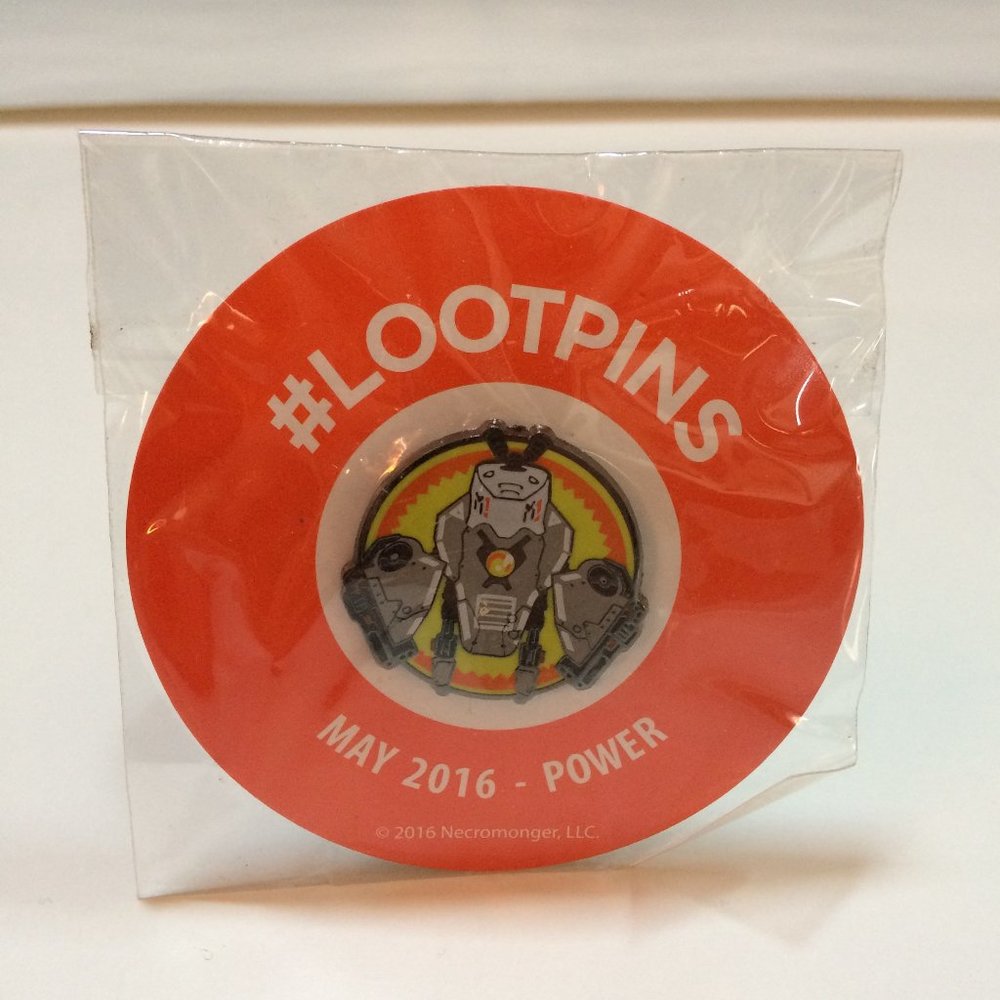 Loot Crate May 2016 Power Pin